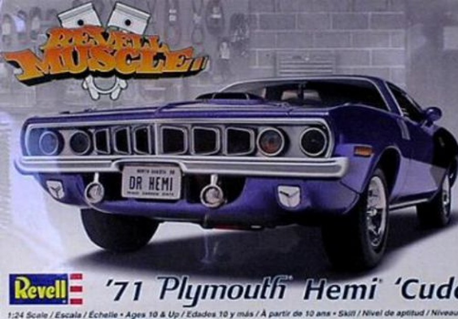 Plastic Civilian Vehicles * | Revell 1/24 1971 Hemi Cuda Hardtop 2943 Plastic Model Kit