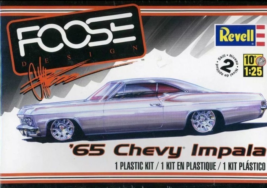 Plastic Civilian Vehicles * | Revell 1/25 Foose '65 Chevy Impala 14190 Plastic Model Kit