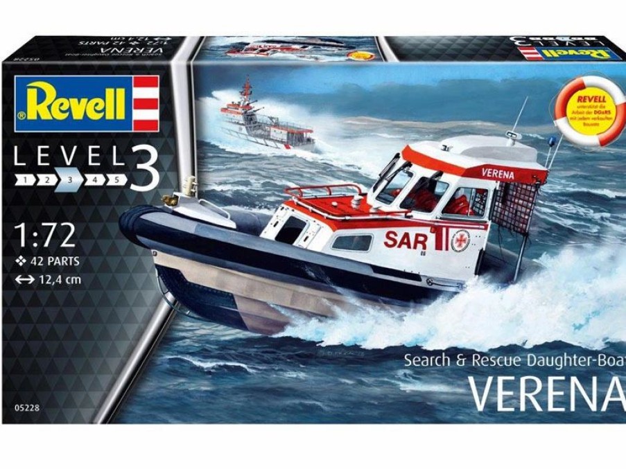 Plastic Ship Models * | Revell 1/72 Recue Boat Dgzrs Verena 05228 Plastic Model Kit