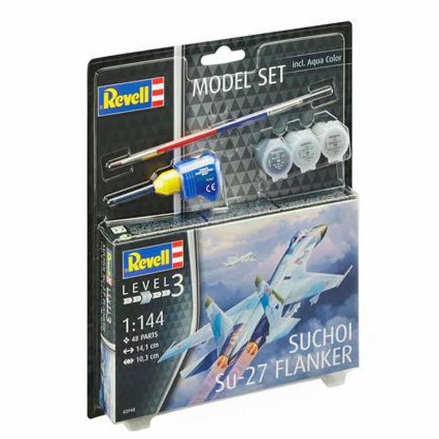 Plastic Aircraft Models * | Revell 1/144 Model Set Suchoi Su-27 Flanker 63948 Plastic Model Kit