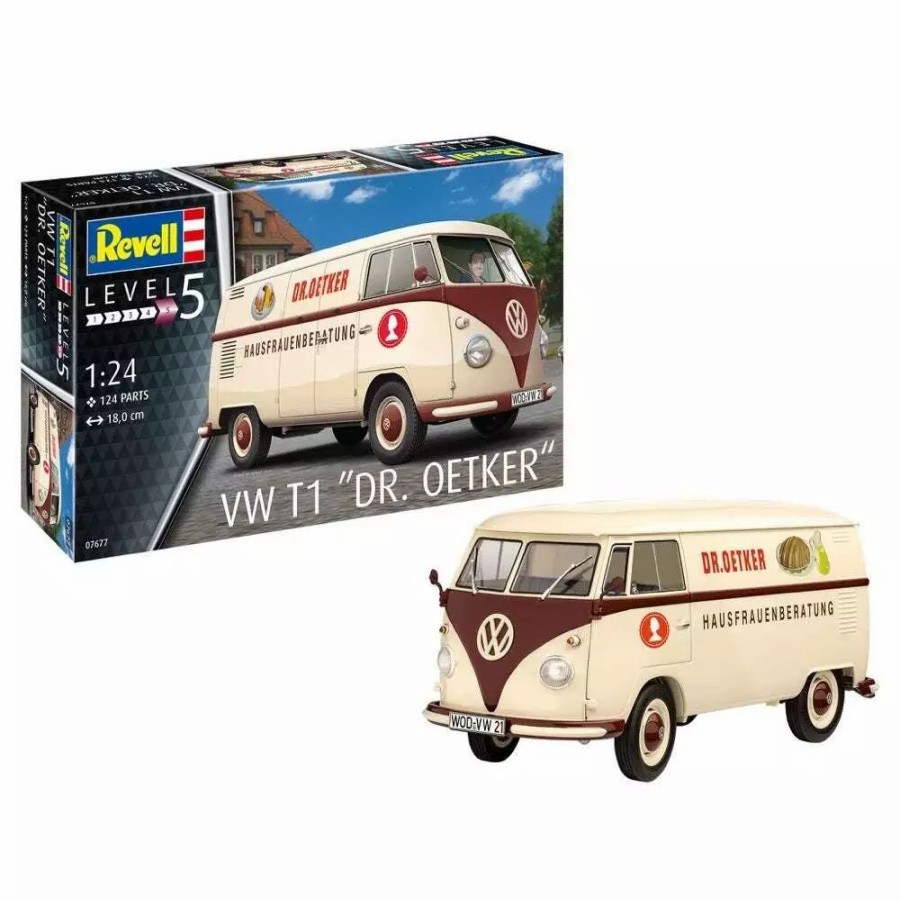 Plastic Civilian Vehicles * | Revell 1/24 Vw T1 "Dr. Oetker" 07677 Plastic Model Kit